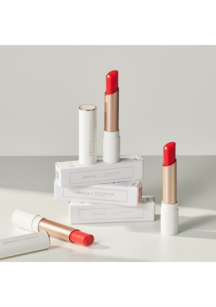 Adelica Renkli Dudak Balmı Red | Nemlendirici Doğal Dudak Rengi