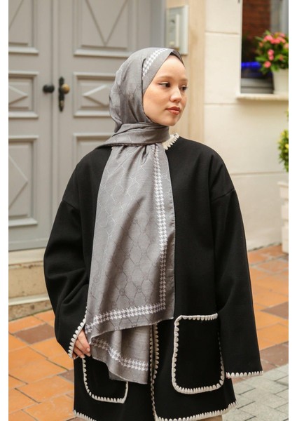 Hint Ipek Premium Lux Original Monogram Şal (Ipek Vual, Özel Seri, Yüksek Kalite, Hafif, Rahat, Şık, Tesettür Giyim, Shawl, Hijab) fiyatları