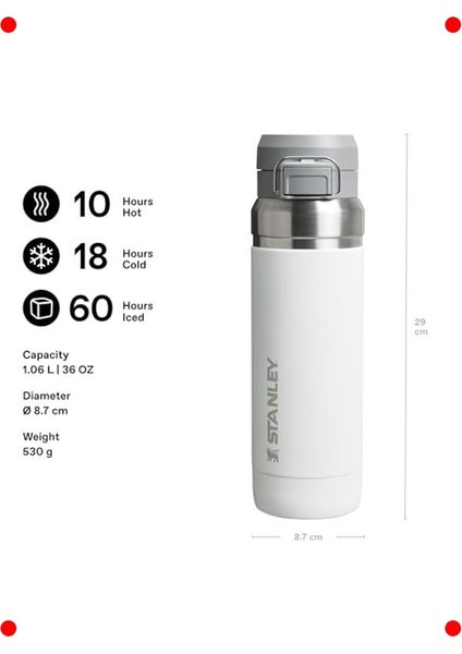 Termal Paslanmaz Çelik Matara 960 ml fiyatları