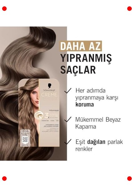 Kalıcı Saç Boyası - 7-16 Küllü Soğuk Kumral indirimleri