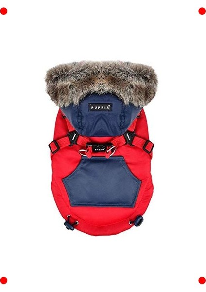 Rahat Köpek Yelek Tasması - Kırmızı M Beden