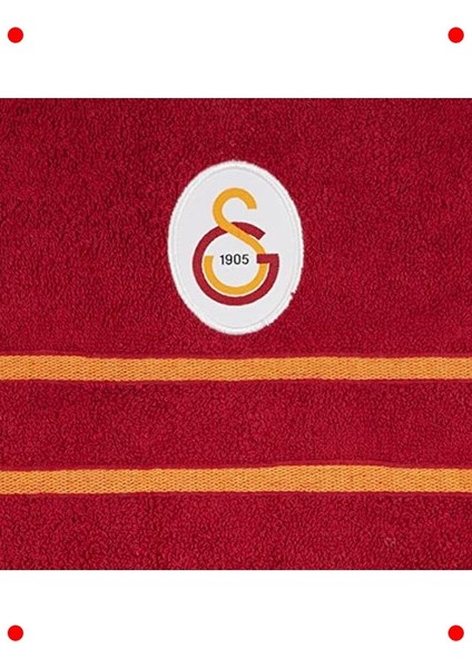Taraftar Temalı %100 Pamuk Banyo Havlusu, Kırmızı fırsatları