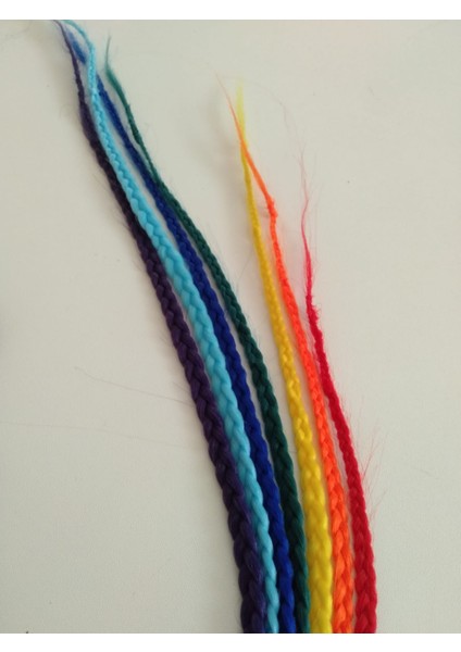 Gökkuşağı Örgü Lastik Saç Tokası fırsatları