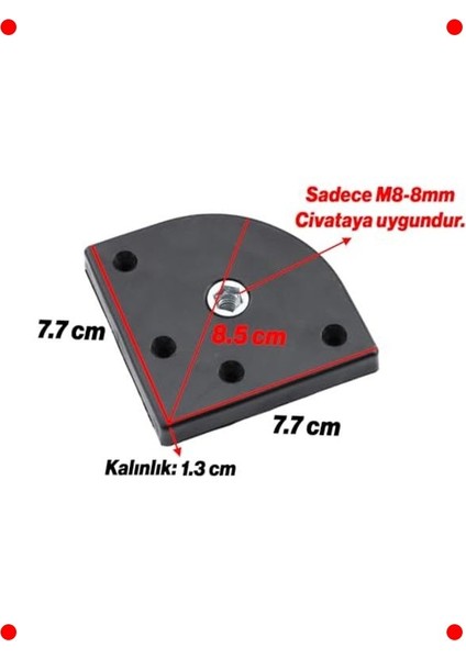 Koltuk Baza Destek Yükseltici Ayaklar (4 Adet) fırsatları