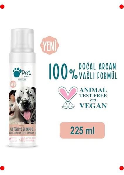 Köpük Evcil Hayvan Şampuanı - Kurabiye & Vanilya 225ML fiyatları