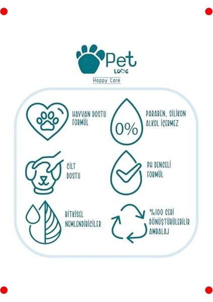 Köpük Evcil Hayvan Şampuanı - Kurabiye & Vanilya 225ML modelleri
