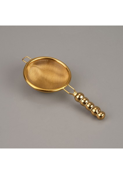 Çelik Çay Süzgeci - Gold