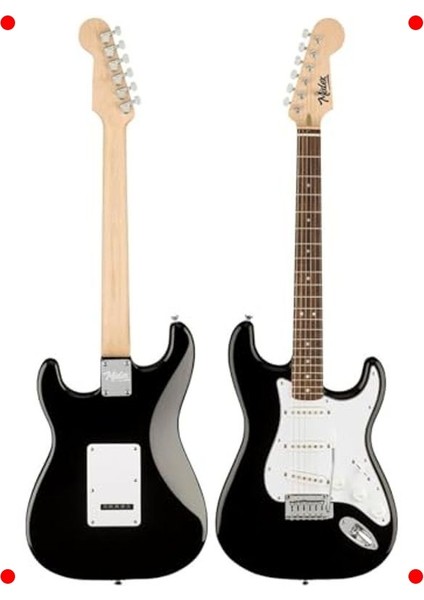 Gül Klavyeli Strat Tipi Elektro Gitar Seti - Sss Manyetik fırsatları