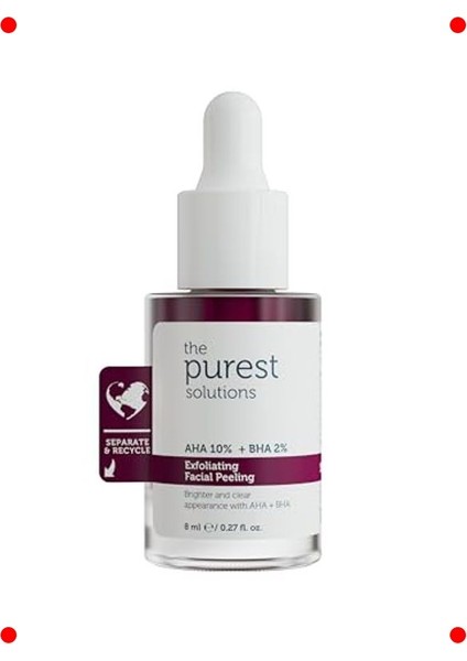 Aha & Bha Canlandırıcı Kırmızı Peeling Serum Seyahat Boy 8ml