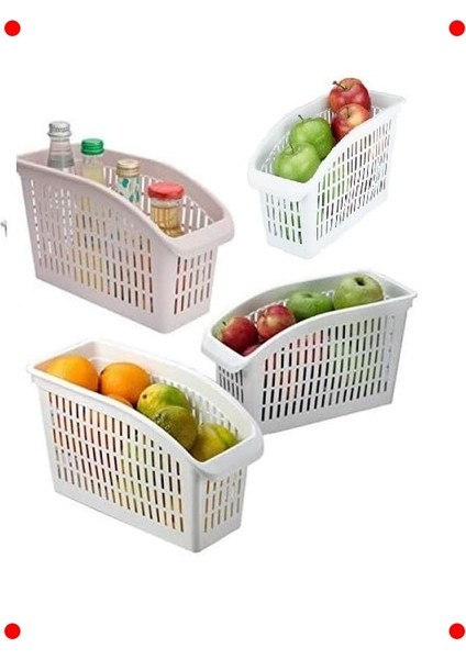 4'lü Buzdolabı Düzenleyici ve Saklama Seti