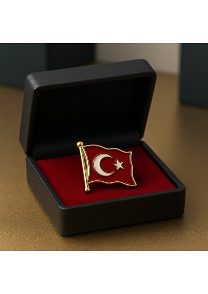 ( 1 Adet ) Türk Bayraklı Yaka Rozeti Gold Metal Türk Bayrağı Öğretmenler Günü Hediyesi Bayrak modelleri