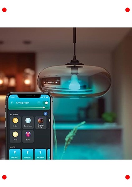 Renkli Akıllı Ampul E27 - 15W-100W modelleri