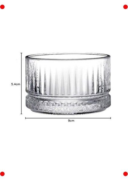 Elysia Serisi Cam Kase Seti - 4 Adet 230 cc fiyatları