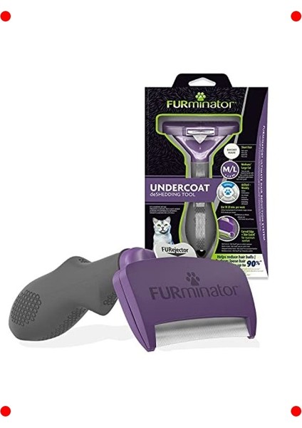 Kısa Tüylü Kediler Için Tüy Toplama Tarağı Large