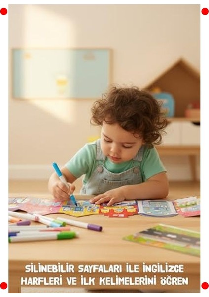 Abc Şehri Katlanabilir Etkinlik ve Yapboz Seti modelleri