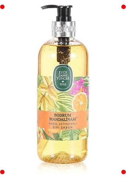 Doğal Zeytinyağlı Mandalina Kokulu Sıvı Sabun 500 ml