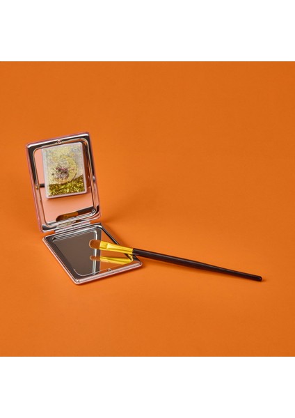 Simli Mini Cep Aynası - Asorti - 8X6X2 cm fiyatları