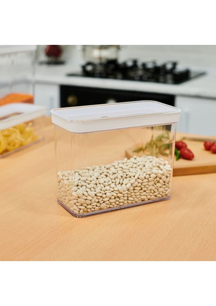 System Dikdörtgen Saklama Kabı - 2 Lt
