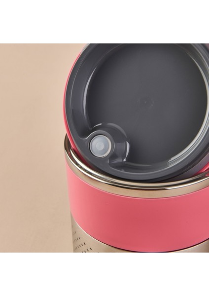 2 Katlı Çelik Yemek Termosu - Pembe - 1,5 Lt modelleri