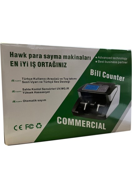 Para Sayma Makinesi Sahte Ayırma Özellikli (Uv-Ir-Mg)