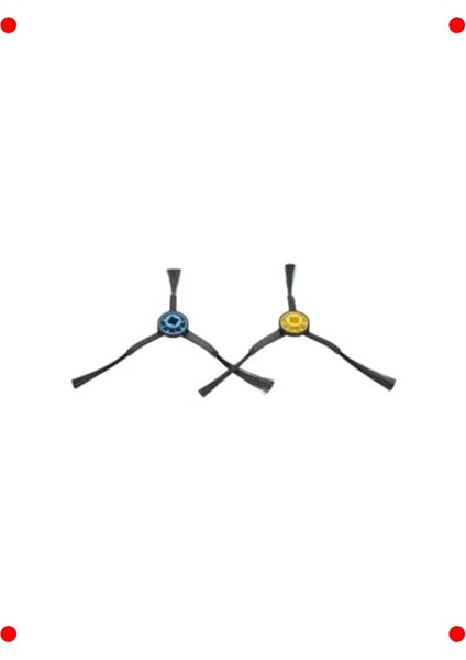 Robot Süpürge Uyumlu 2 Adet Yan Fırça