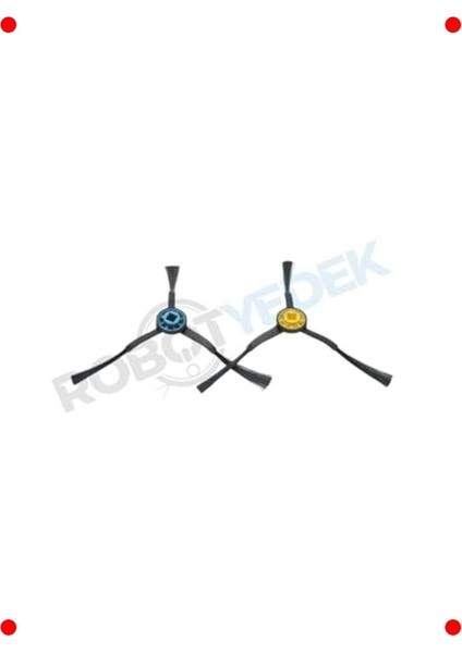 Robot Süpürge Uyumlu 2 Adet Yan Fırça modelleri