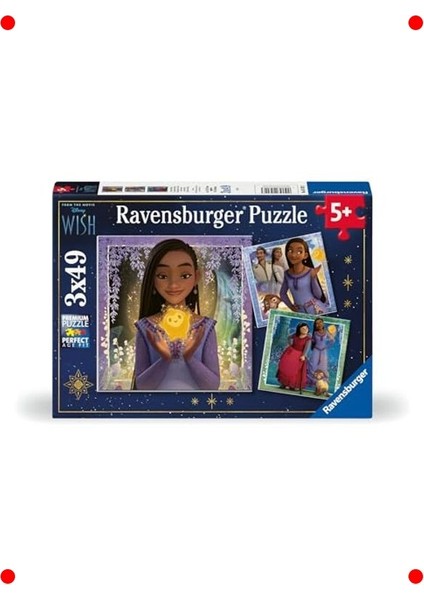 3X49 Parça Sihirli Dilek Temalı Yapboz Seti