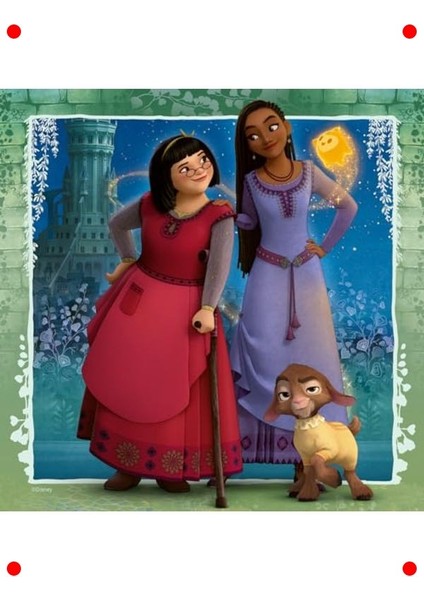 3X49 Parça Sihirli Dilek Temalı Yapboz Seti modelleri