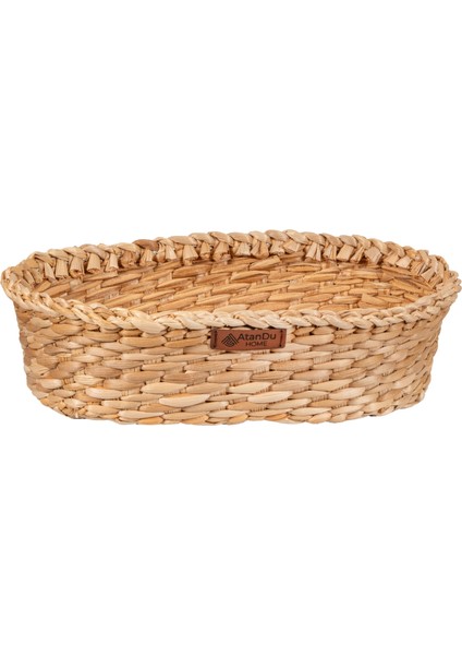 El Yapımı Doğal Hasır Ekmek Sepeti – 30X20X8 cm | Dekoratif Sunum ve Organizer Sepet | Mutfak, Sofra ve Ev Dekorasyon Ürünü modelleri