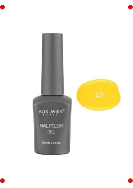 Uv Kalıcı Sarı Jel Oje - 12 ml