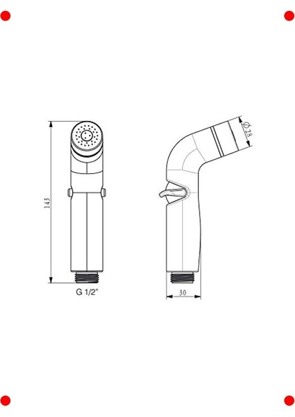 Spiralli Taharet El Duşu - Debi Ayarlı fırsatları
