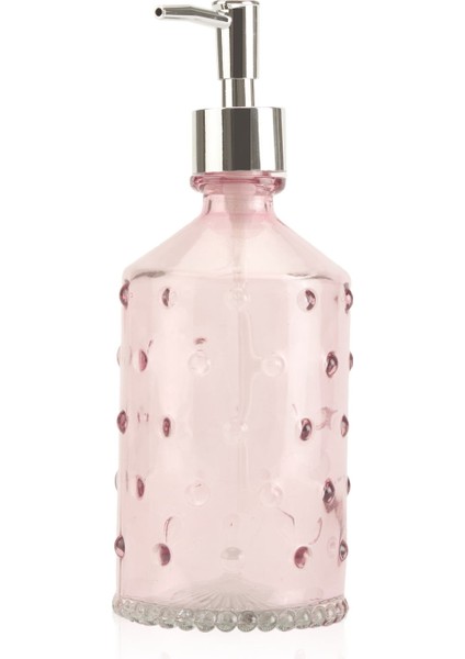 Dots1 Cam Sıvı Sabunluk - Asorti - 21X9 cm