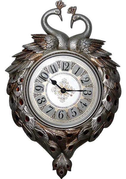 Duvara Asmalı Tavuskuşu Saat ALK1673