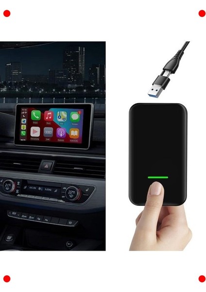 Kablosuz Carplay Adaptörü (Usb & Type-C) modelleri