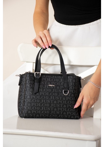 Orijinal Just Polo Collection 3 Bölmeli Lüks Yumuşak Deri Ayarlanabilir Çapraz Askılı Omuz Çantası modelleri