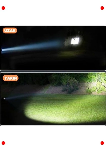 Güçlü Zoom Özellikli LED El Feneri 10W fırsatları