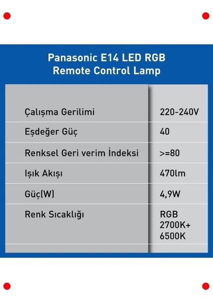 Akıllı Bluetooth Wi-Fi Rgb LED Lamba E14 fırsatları