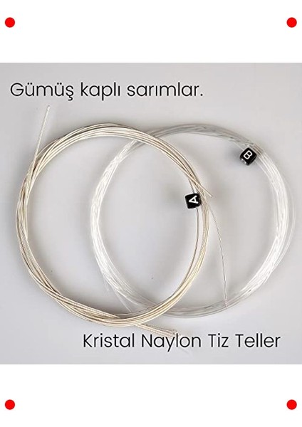 Klasik Gitar Teli Seti (Normal Tansiyon) + Pena fırsatları
