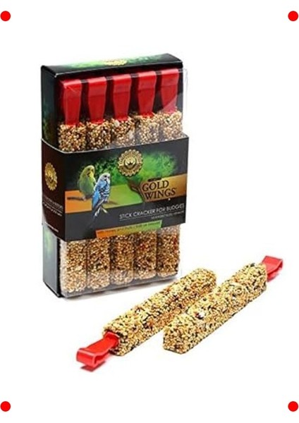 Ballı-Meyveli Muhabbet Kuşu Krakeri 10'lu Paket