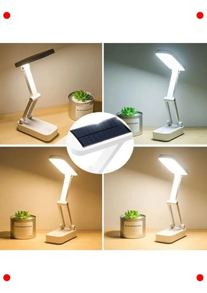Güneş Enerjili & USB Şarjlı Esnek Okuma Lambası modelleri