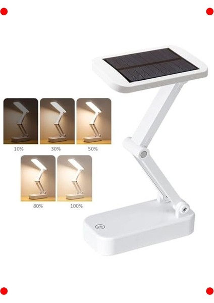 Güneş Enerjili & USB Şarjlı Esnek Okuma Lambası indirimleri