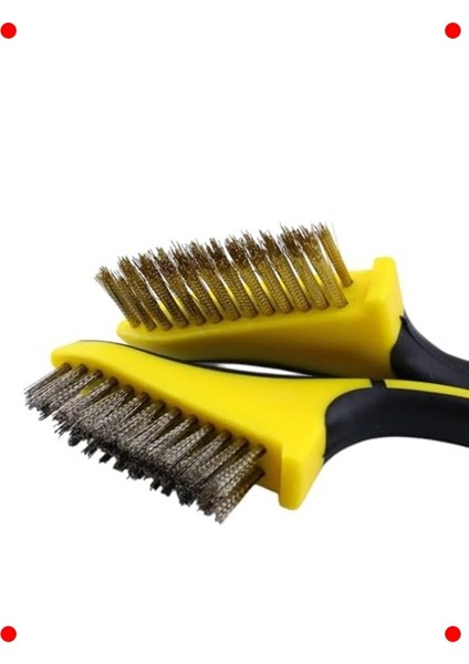 3'lü Metal Fırça Seti - Çok Amaçlı Temizlik & Pas Sökücü indirimleri