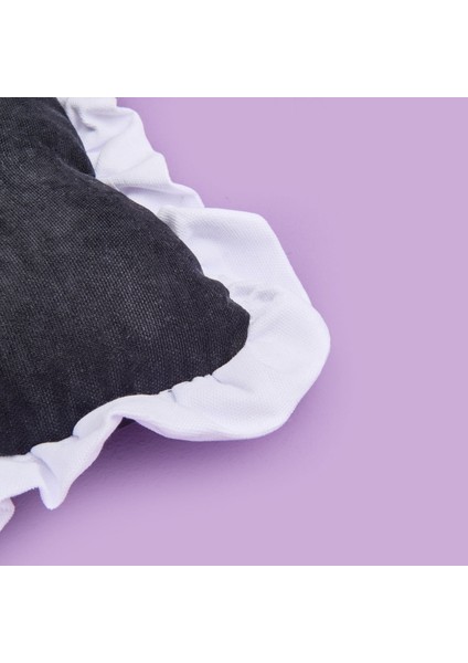 Soft Nora Sandalye Minderi - Siyah / Beyaz - 40X40 cm modelleri