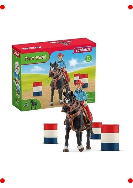 Kovboy Kız ve At Yarışı Oyun Seti