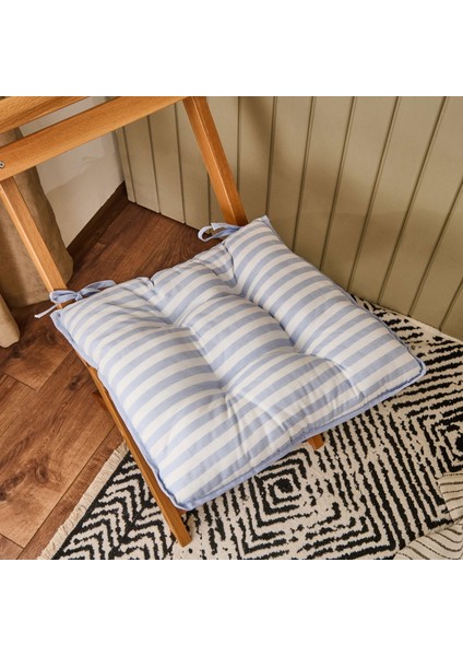 Soft Nautical Fun Sandalye Minderi - Ekru / Mavi - 43X43 cm fiyatları