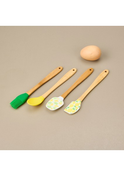 Silikon Mini 4'lü Spatula Seti - Renkli fiyatları