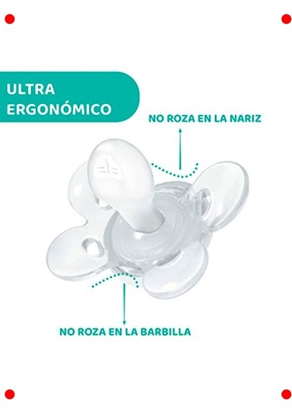 Ergonomik Silikon Bebek Emziği (6-16 Ay, 2'li) fırsatları