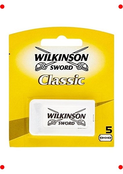Klasik Tıraş Bıçağı Yedekleri 5'li Paket - Pürüzsüz Tıraş