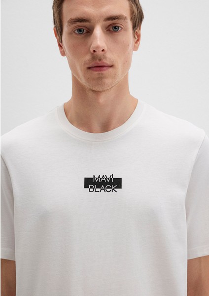 Mavi Black Beyaz Tişört 0612873-70057