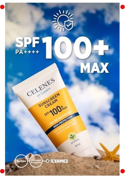 Spf 100 Suya Dayanıklı Yüksek Korumalı Güneş Kremi 50 ml fırsatları